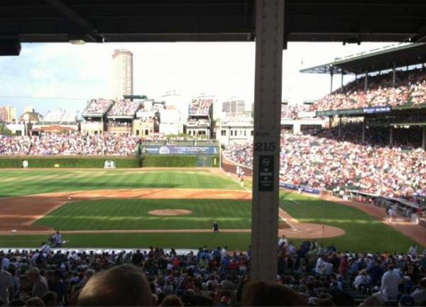 Wrigley Field, section: 213, row: 15, seat: 8