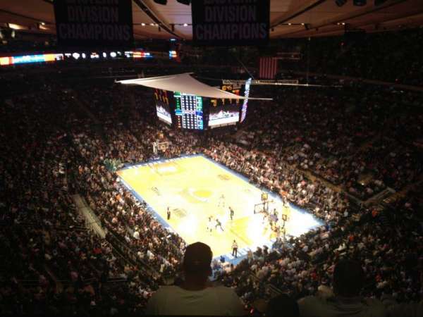Madison Square Garden, section: West Balcony, row: BS3, seat: 9