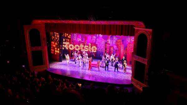 Marquis Theatre, section: Mezzanine R, row: G, seat: 8