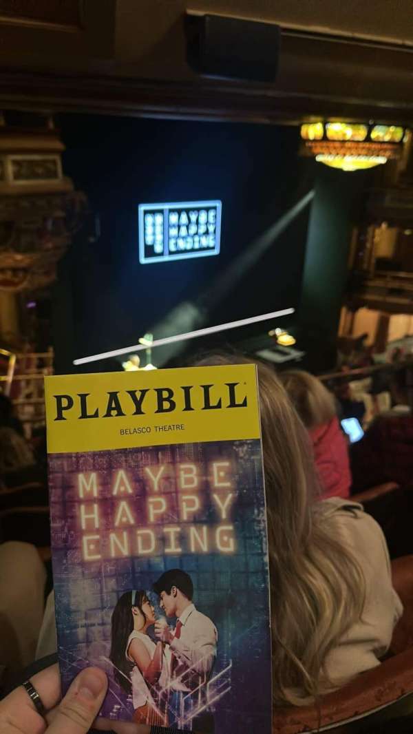 Belasco Theatre, section: Mezzanine L, row: G, seat: 27