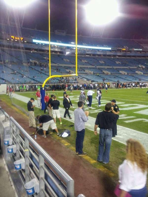 EverBank Stadium, section: 147, row: A, seat: 8