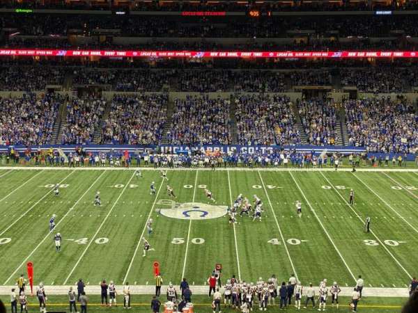 Lucas Oil Stadium, section: 313, row: 3, seat: 3,4