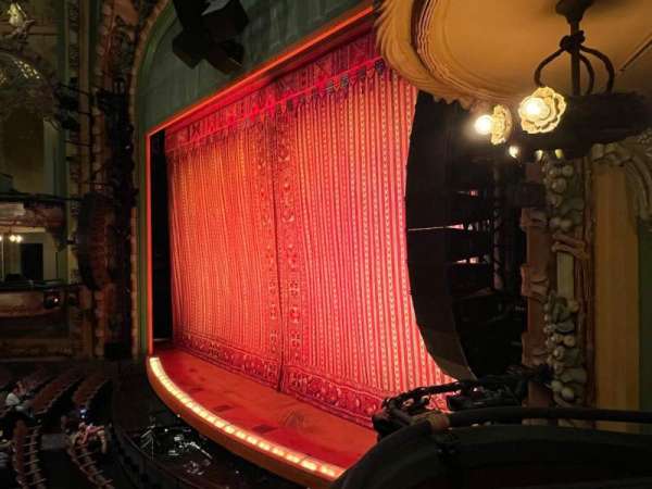 New Amsterdam Theatre, section: Box, row: 4, seat: 1
