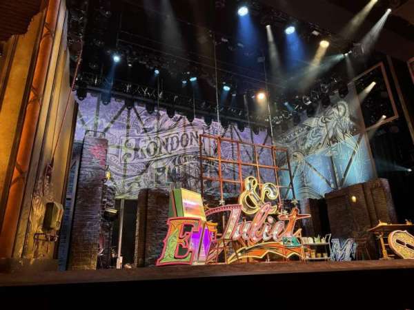 Stephen Sondheim Theatre, section: Orchestra L, row: D, seat: 1