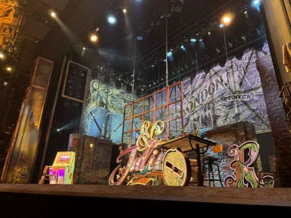 Stephen Sondheim Theatre, section: Orchestra R, row: B, seat: 6
