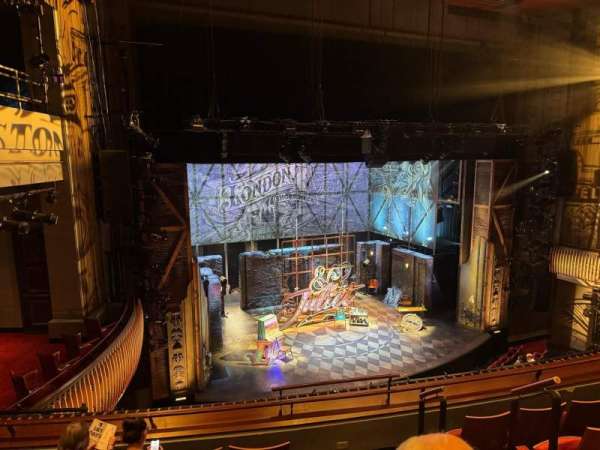Stephen Sondheim Theatre, section: Mezzanine L, row: EE, seat: 5