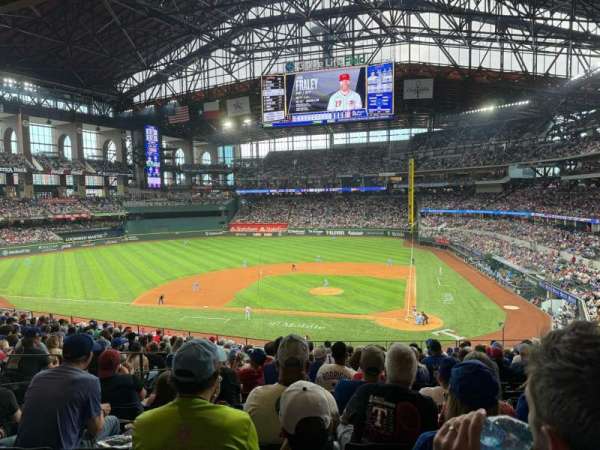 Globe Life Field, section: 111, row: 16, seat: 8