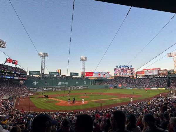 Fenway Park, section: Grandstand 19, row: 1, seat: 8