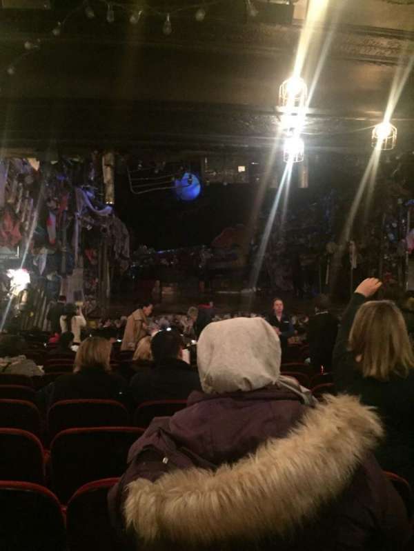 Neil Simon Theatre, section: Orchestra R, row: T, seat: 12