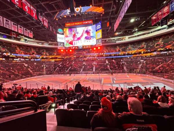 Xfinity Mobile Arena, section: C2, row: A, seat: 1