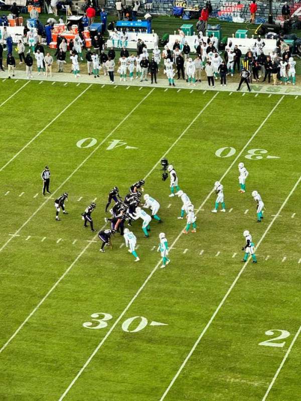 M&T Bank Stadium, section: 523, row: 18, seat: 14