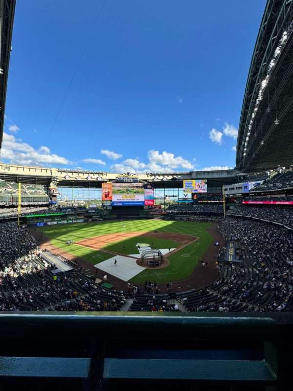 American Family Field, section: 331, row: 1, seat: 8