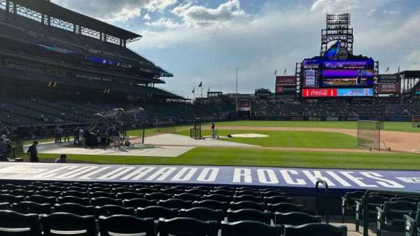 Coors Field, section: 124, row: 13, seat: 1-2
