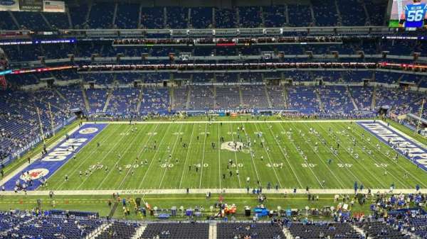 Lucas Oil Stadium, section: 640, row: 1, seat: 21