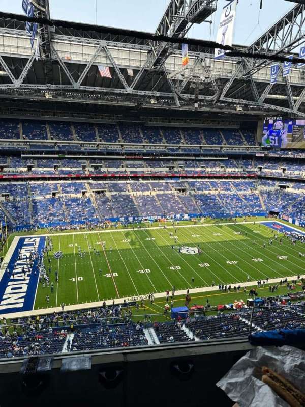 Lucas Oil Stadium, section: 616, row: 3, seat: 10