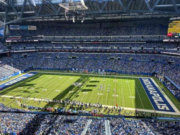 Lucas Oil Stadium, section: 638, row: 1, seat: 3