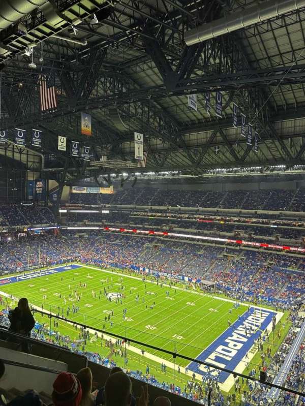 Lucas Oil Stadium, section: 634, row: 7, seat: 7