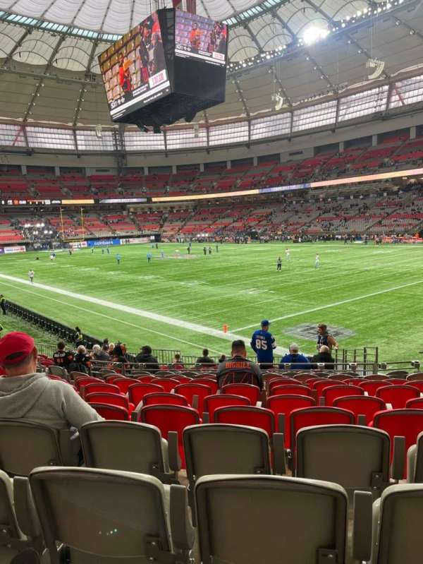 BC Place, section: 233, row: S, seat: 106