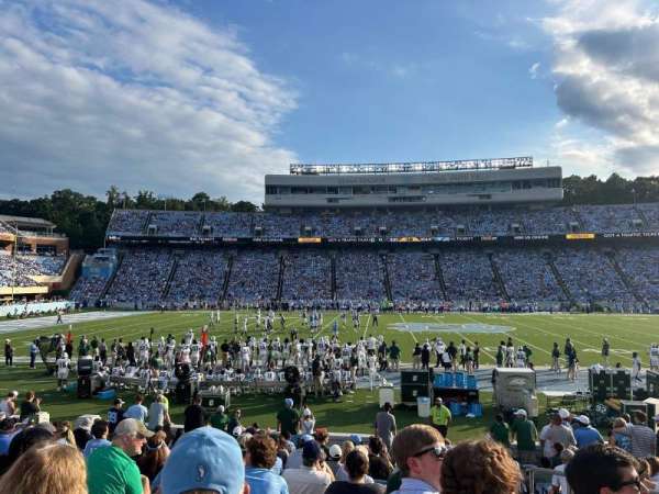 Kenan Memorial Stadium, section: 105, row: S, seat: 1