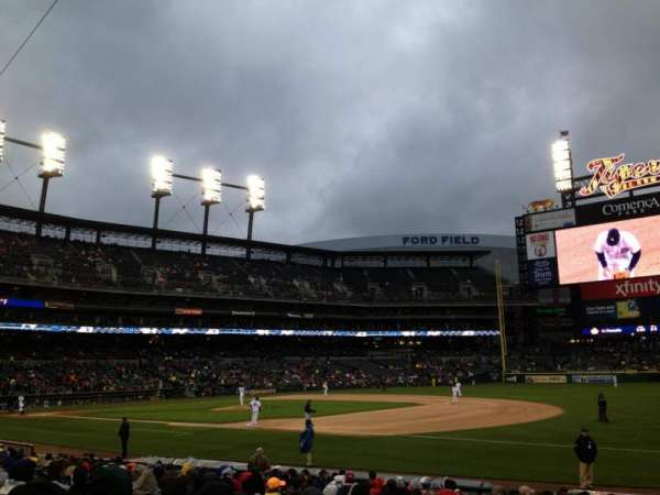 Comerica Park, section: 117, row: 21, seat: 18