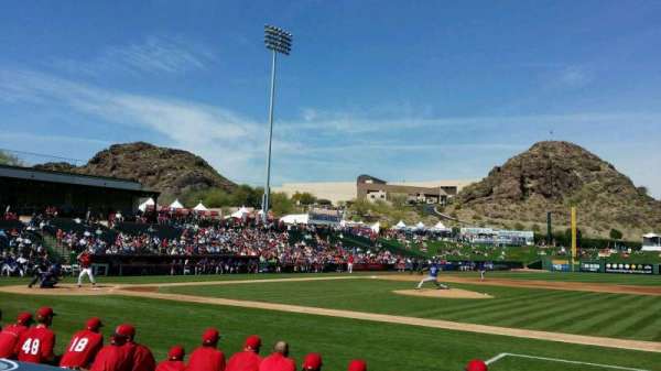 Tempe Diablo Stadium, section: 17, row: F, seat: 11