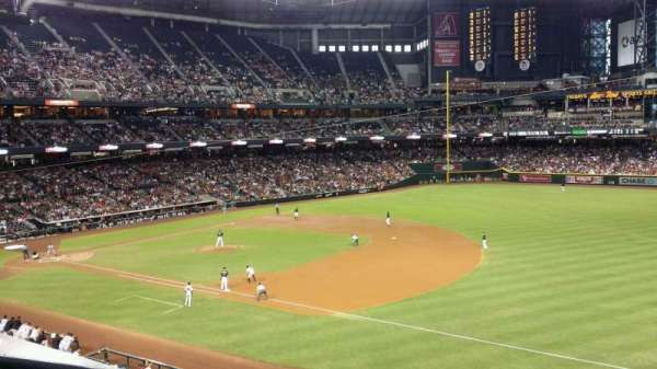 Chase Field, section: 203, row: 11, seat: 1