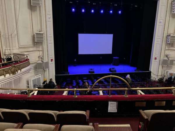 Wilbur Theatre, section: Mezzanine C, row: D, seat: 1