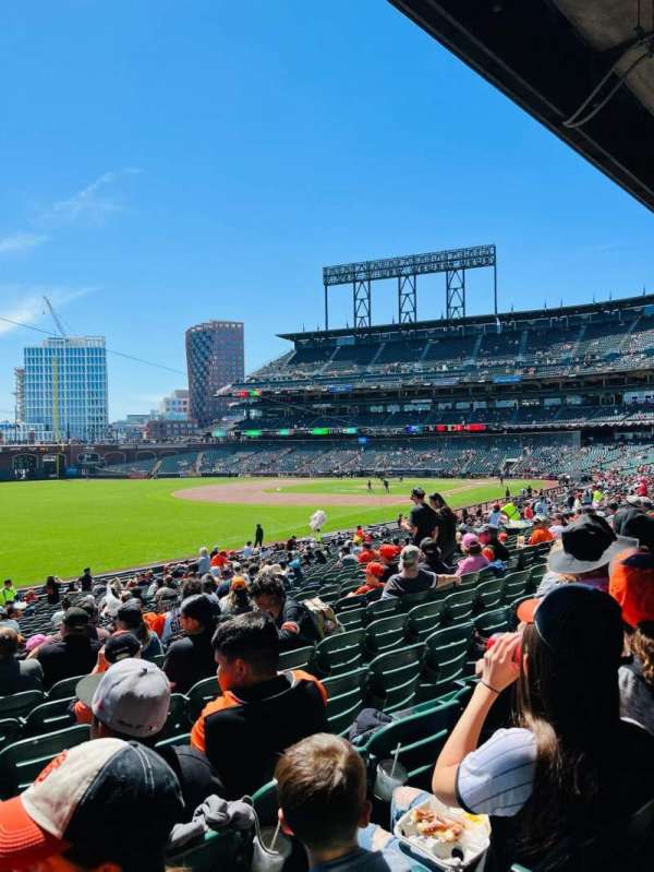 Oracle Park, section: 131, row: 31, seat: 16