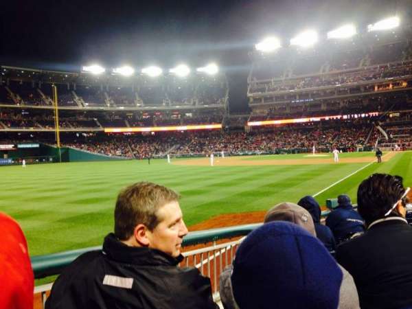 Nationals Park, section: 109, row: M, seat: 9