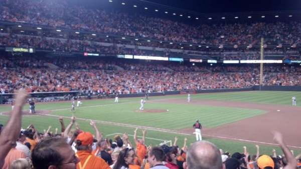 Oriole Park at Camden Yards, section: 16, row: 22, seat: 21