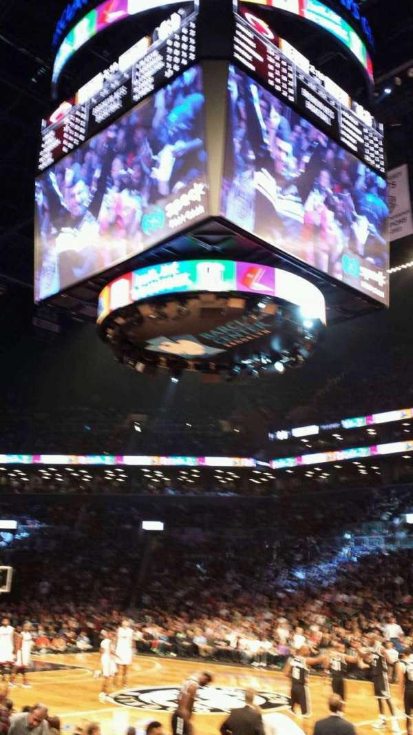 Barclays Center, section: 7, row: 7, seat: 4