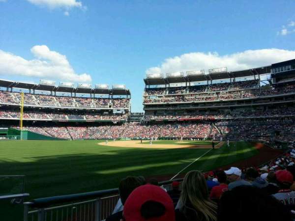 Nationals Park, section: 108, row: v, seat: 18