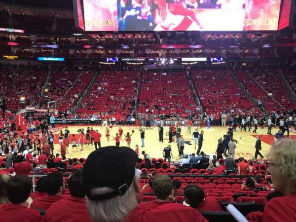 Toyota Center, section: 107, row: 14, seat: 14