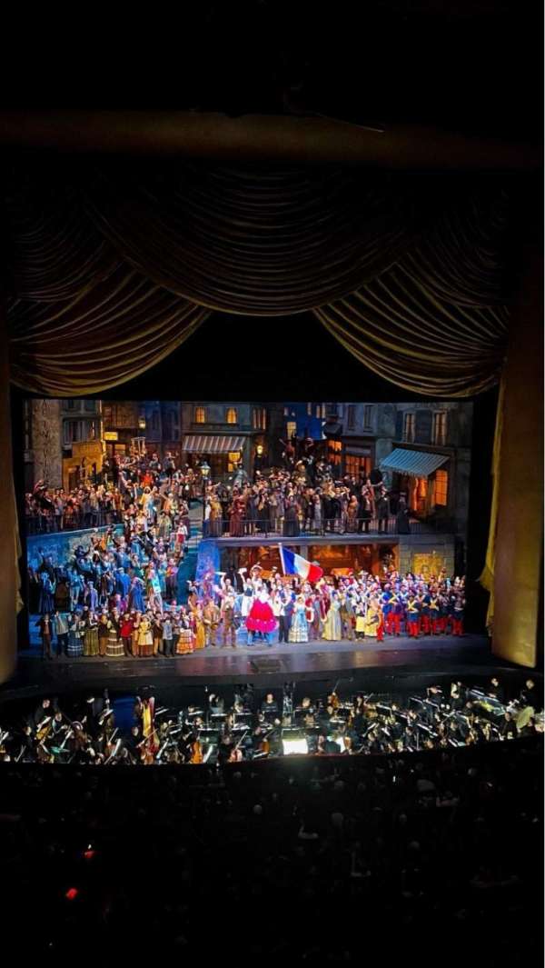Metropolitan Opera House - Lincoln Center, section: Dress Circle LC, row: A, seat: 115