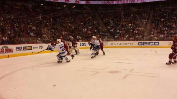 Desert Diamond Arena, section: 114, row: A, seat: 15