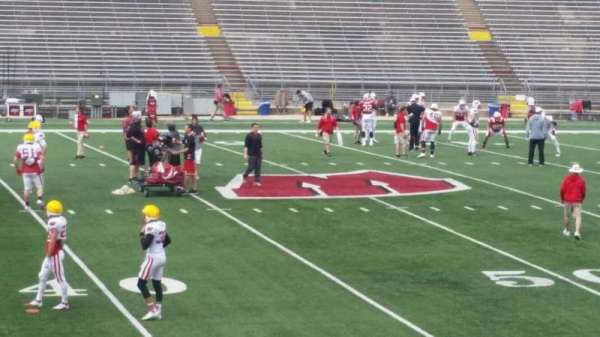 Camp Randall Stadium, section: u, row: 20, seat: 14