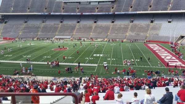 Camp Randall Stadium, section: r, row: 57, seat: 36