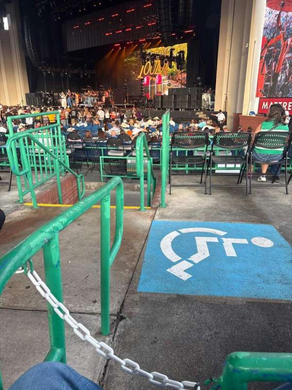 Coastal Credit Union Music Park at Walnut Creek, section: 4, row: 1, seat: 15