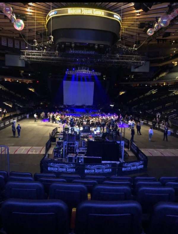 Madison Square Garden, section: 102, row: 11, seat: 6