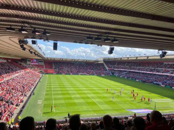 Riverside Stadium, section: 25, row: 35, seat: 160