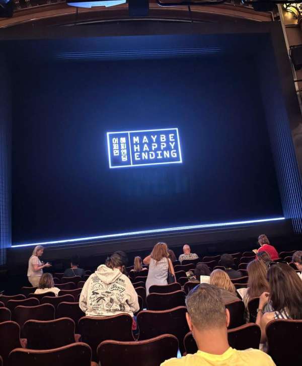Belasco Theatre, section: Orchestra C, row: L, seat: 105