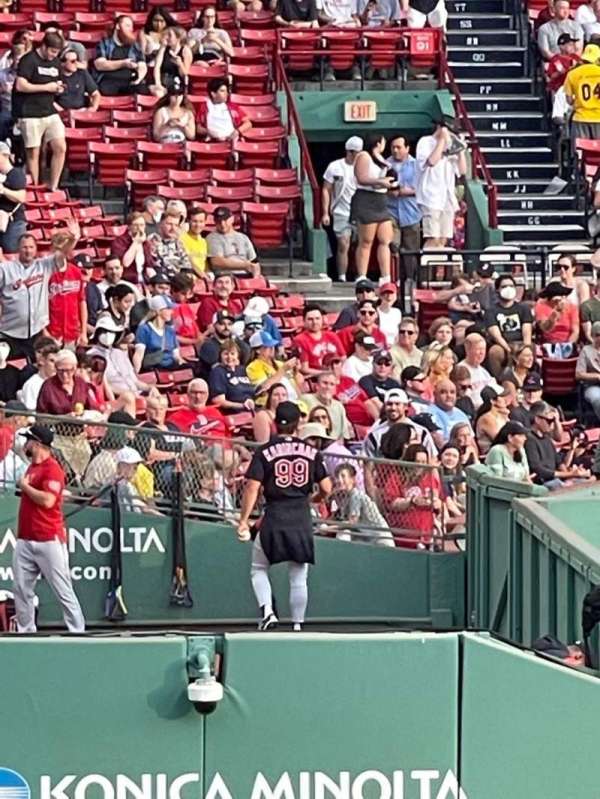 Fenway Park, section: Bleacher 36, row: 1, seat: 20