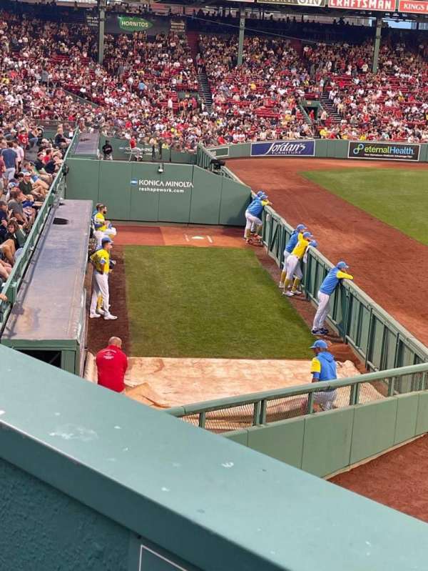 Fenway Park, section: Bleacher 36, row: 1, seat: 20
