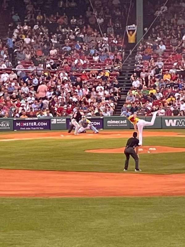 Fenway Park, section: Bleacher 36, row: 1, seat: 20