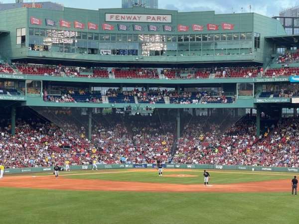 Fenway Park, section: Bleacher 36, row: 1, seat: 20