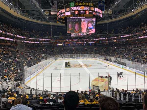 TD Garden, section: 7, row: 18, seat: 5