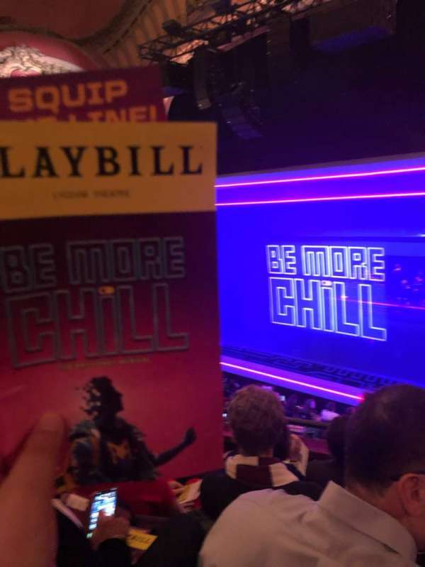 Lyceum Theatre, Broadway, section: Mezzanine R, row: D, seat: 14
