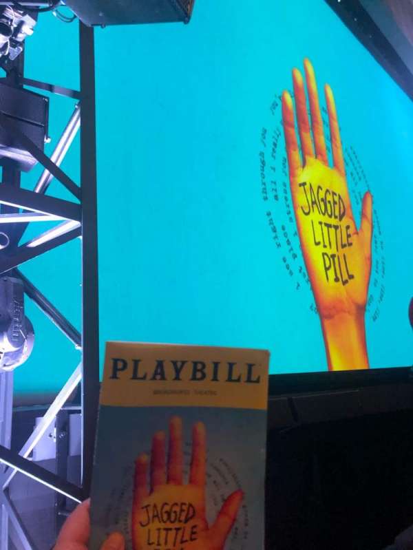 Broadhurst Theatre, section: Orchestra L, row: B, seat: 9