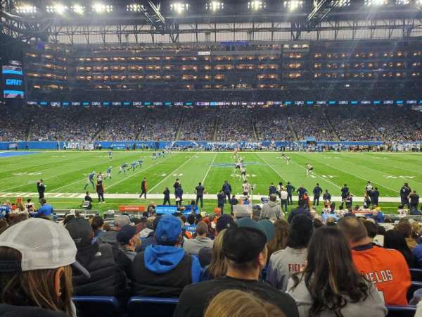 Ford Field, section: 127, row: 16, seat: 8