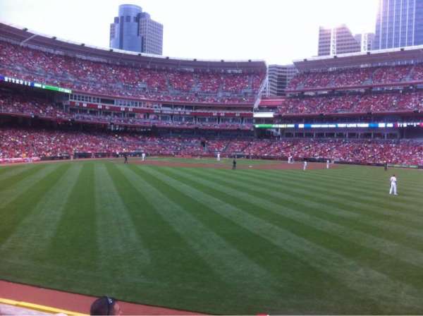 Great American Ball Park, section: 144, row: D, seat: 7